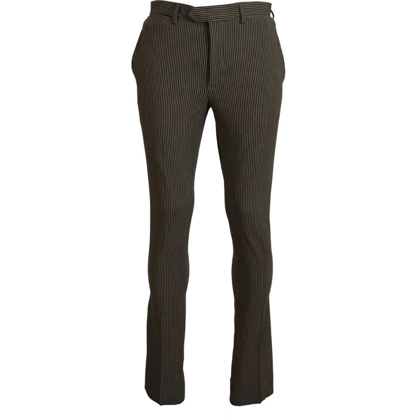 BENCIVENGA Multicolor Striped Pure Cotton Men Pants 1728,67345645728,BENCIVENGA,Clothing,IT46 | S,IT48 | M,IT50 | L,IT52 | L,IT54 | XL,Jeans & Pants - Men - Clothing,Material: Pure Cotton,Men,Men - Clothing,Multicolor,New with tags,Pants - Clothing,Skinny