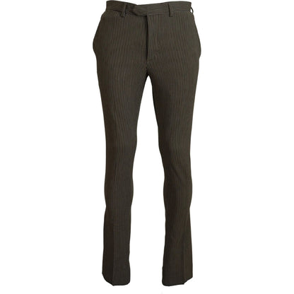 BENCIVENGA Multicolor Striped Pure Cotton Men Pants 1728,67345645728,BENCIVENGA,Clothing,IT46 | S,IT48 | M,IT50 | L,IT52 | L,IT54 | XL,Jeans & Pants - Men - Clothing,Material: Pure Cotton,Men,Men - Clothing,Multicolor,New with tags,Pants - Clothing,Skinny