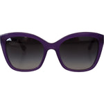 Dolce & Gabbana Elegant Purple Gradient Lens Sunglasses Dolce & Gabbana Dark Slate Gray