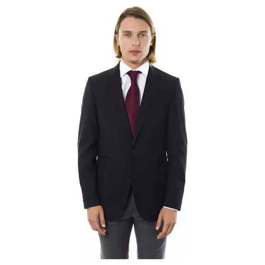 Uominitaliani Black Wool Men's Blazer1728,67345744032,Black,Blazers - Men - Clothing,Blazers - Suits & Blazers - Clothing,Clothing,IT46 | S,IT48 | M,IT50 | L,IT56 | 3XL,IT58 | 3XL,Men,Men - Clothing,New with tags,Suits & Blazers - Clothing,Uominitaliani