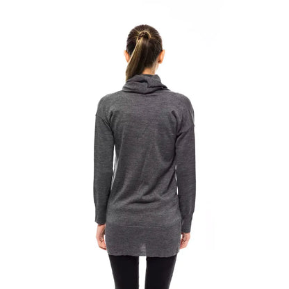 Montana Blu Gray Wool Women Sweater