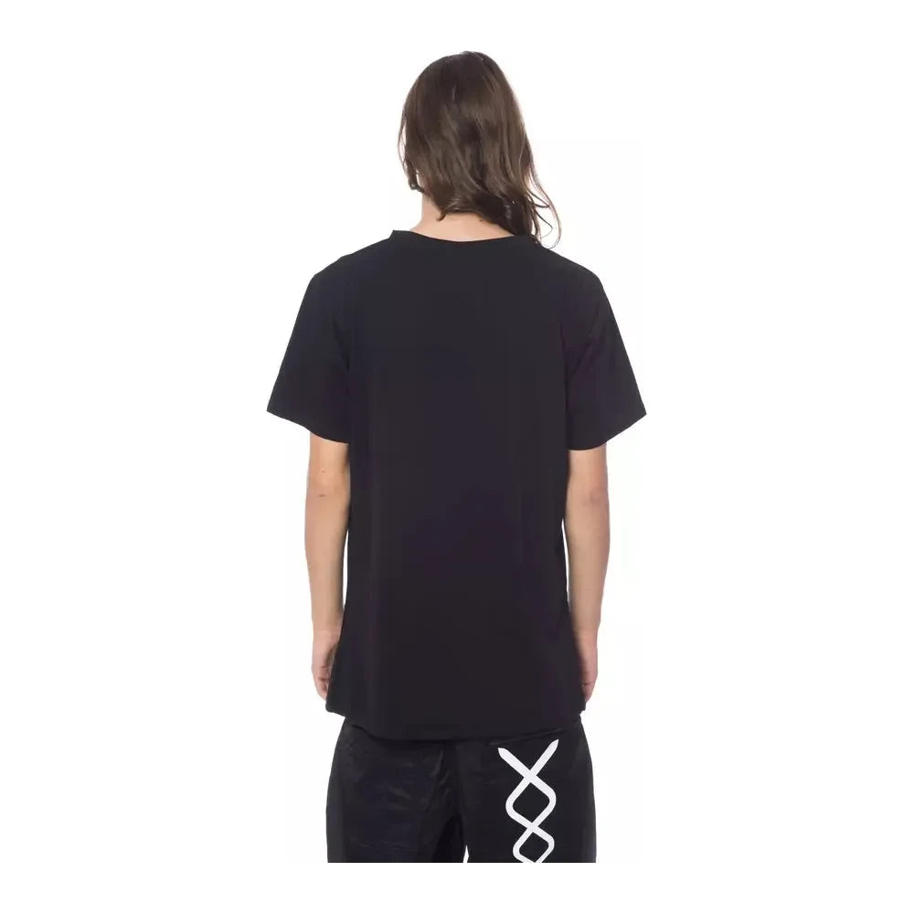 Nicolo Tonetto Black Cotton Men T-Shirt