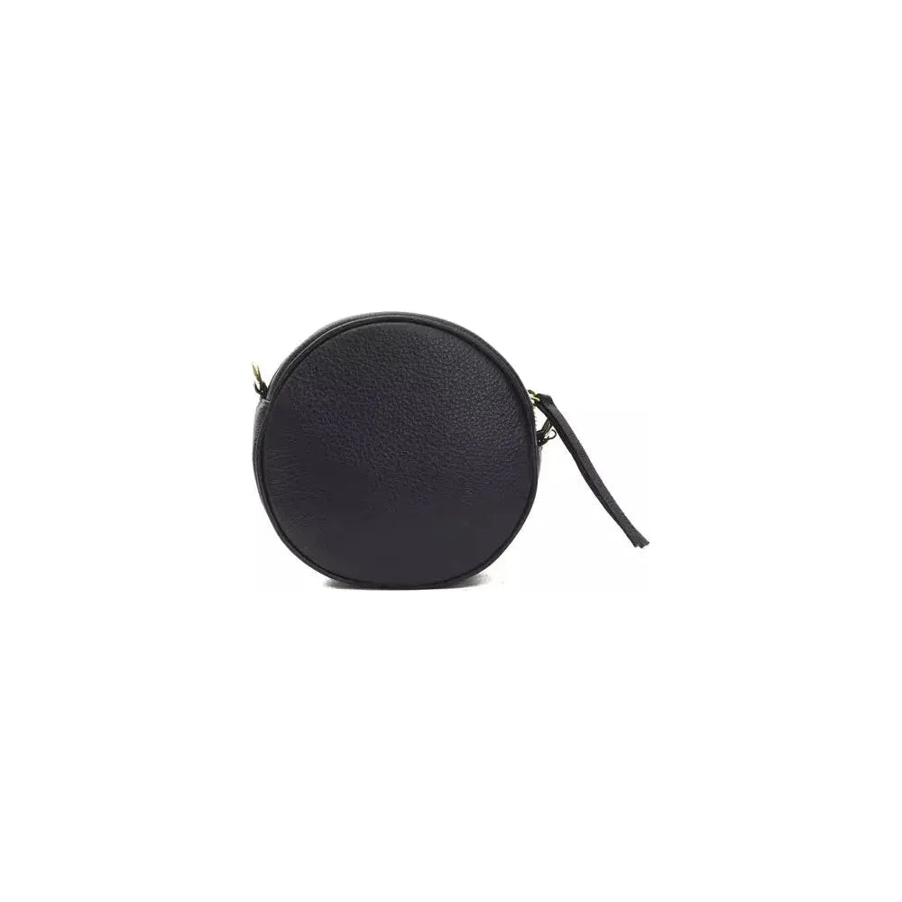 Pompei Donatella Gray Leather Women Crossbody Bag