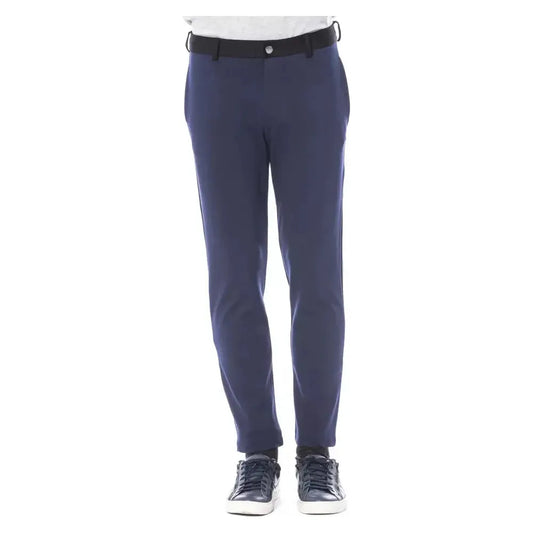 Verri Blue Viscose Men's Pant VE-18280-XXL