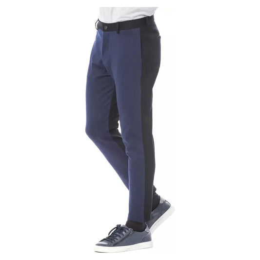 Verri Blue Viscose Men's Pant VE-18280-XXL