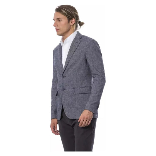 Verri Elegant Blue Single Breasted Blazer VE-18301-IT50 | L-FBB-86