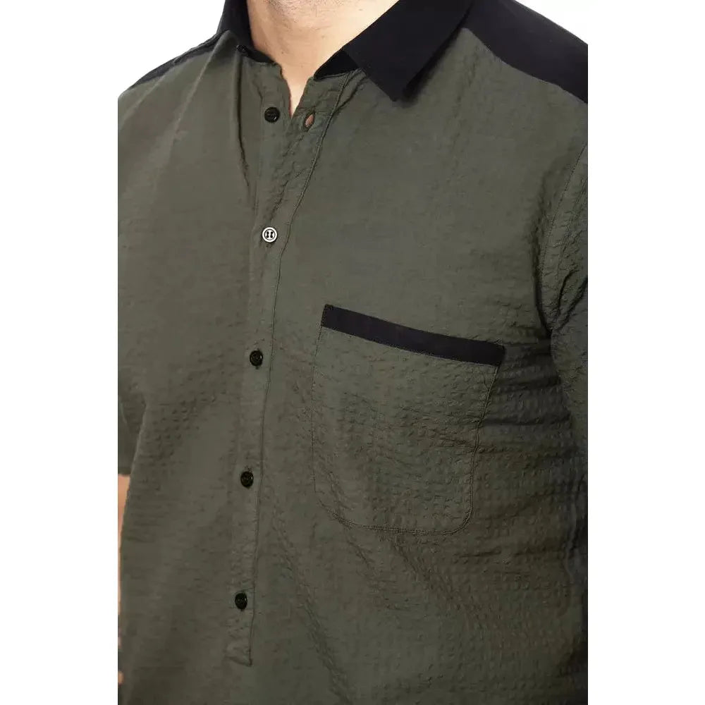 Verri Army Cotton Men Shirt VE-18290-M