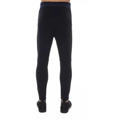 Nicolo Tonetto Black Viscose Men Pants