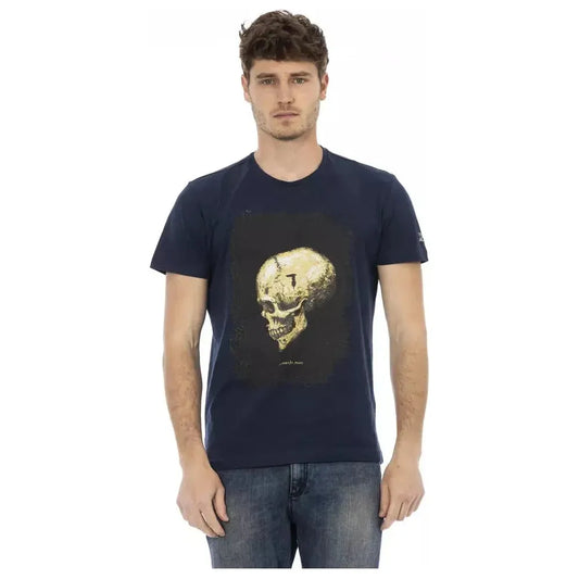 Trussardi Action Blue Cotton Men's T-Shirt TR-22804-XL