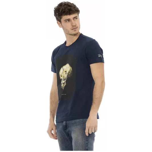 Trussardi Action Blue Cotton Men's T-Shirt TR-22804-XL