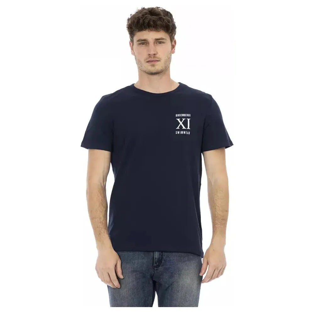 Bikkembergs Black Cotton Men T-Shirt