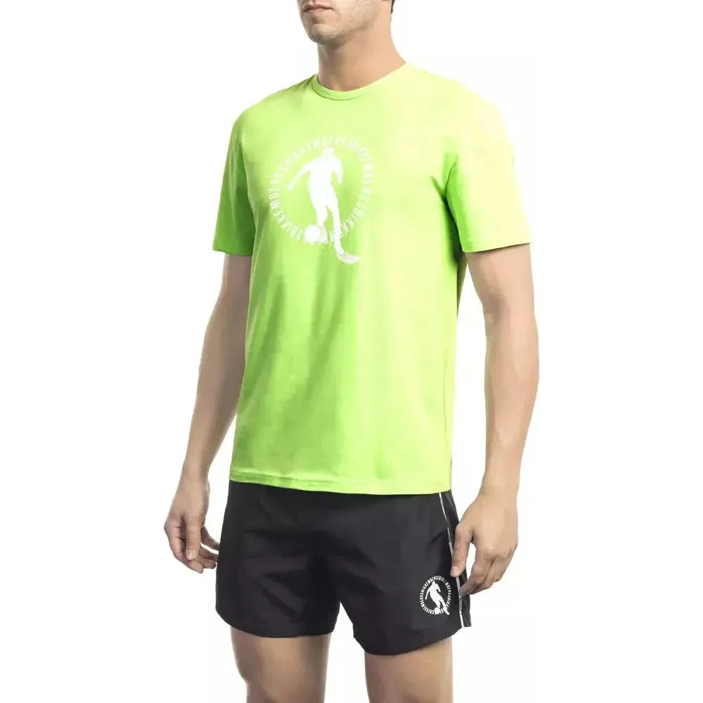 Bikkembergs Black Cotton Men T-Shirt