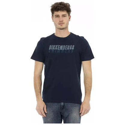 Bikkembergs Black Cotton Men T-Shirt