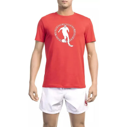 Bikkembergs Black Cotton Men T-shirt