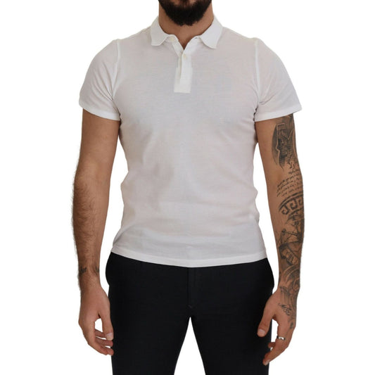 FRADI White Cotton Collared Short Sleeves Polo T-shirt1728,67345645728,Clothing,FRADI,IT46 | S,Material: 100% Cotton,Men,Men - Clothing,New with tags,Polo Shirts - T-Shirts - Clothing,T-Shirts - Clothing,T-Shirts - Men - Clothing,White