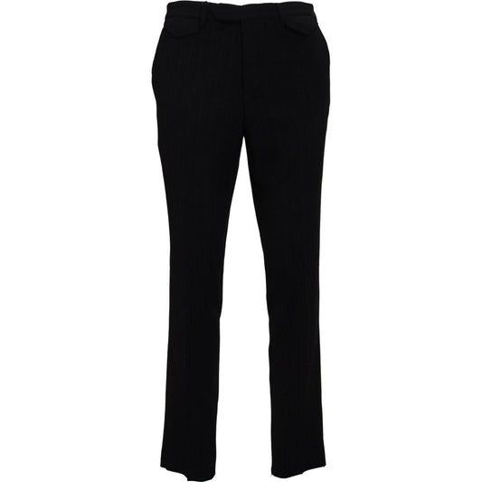 BENCIVENGA Black Cotton Straight Fit Men Formal Pants1728,67345645728,BENCIVENGA,Black,Clothing,Dress Pants - Pants - Clothing,IT48 | M,Jeans & Pants - Men - Clothing,Material: Cotton,Men,Men - Clothing,New with tags,Pants - Clothing