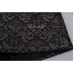 Dolce & Gabbana Gold Jacquard Robe Jacket Dolce & Gabbana Black