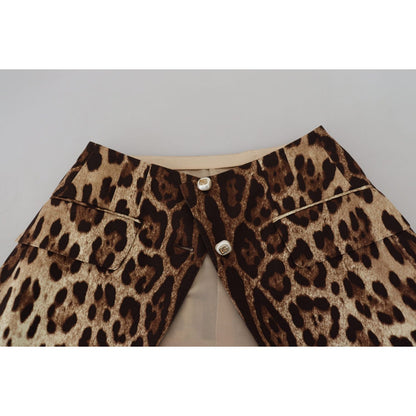 Dolce & Gabbana Brown Leopard Print Wool A-line Mini Skirt 1728,67345645728,Brown,Clothing,Dolce & Gabbana,IT40|S,Material: 100% Wool,Mini - Skirts - Clothing,New with tags,Skirts - Clothing,Skirts - Women - Clothing,Women,Women - Clothing