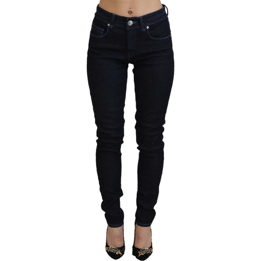 Acht Dark Blue Low Waist Slim Fit Women Denim Jeans 1728,67345645728,Acht,Blue,Clothing,Jeans & Pants - Women - Clothing,Jeans Denim - Clothing,Material: Cotton,New with tags,Slim Fit Jeans - Jeans Denim - Clothing,W26,Women,Women - Clothing