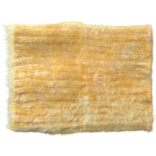 Dolce & Gabbana Yellow Polyester Mohair Fiber Neck Wrap Scarf MS7062