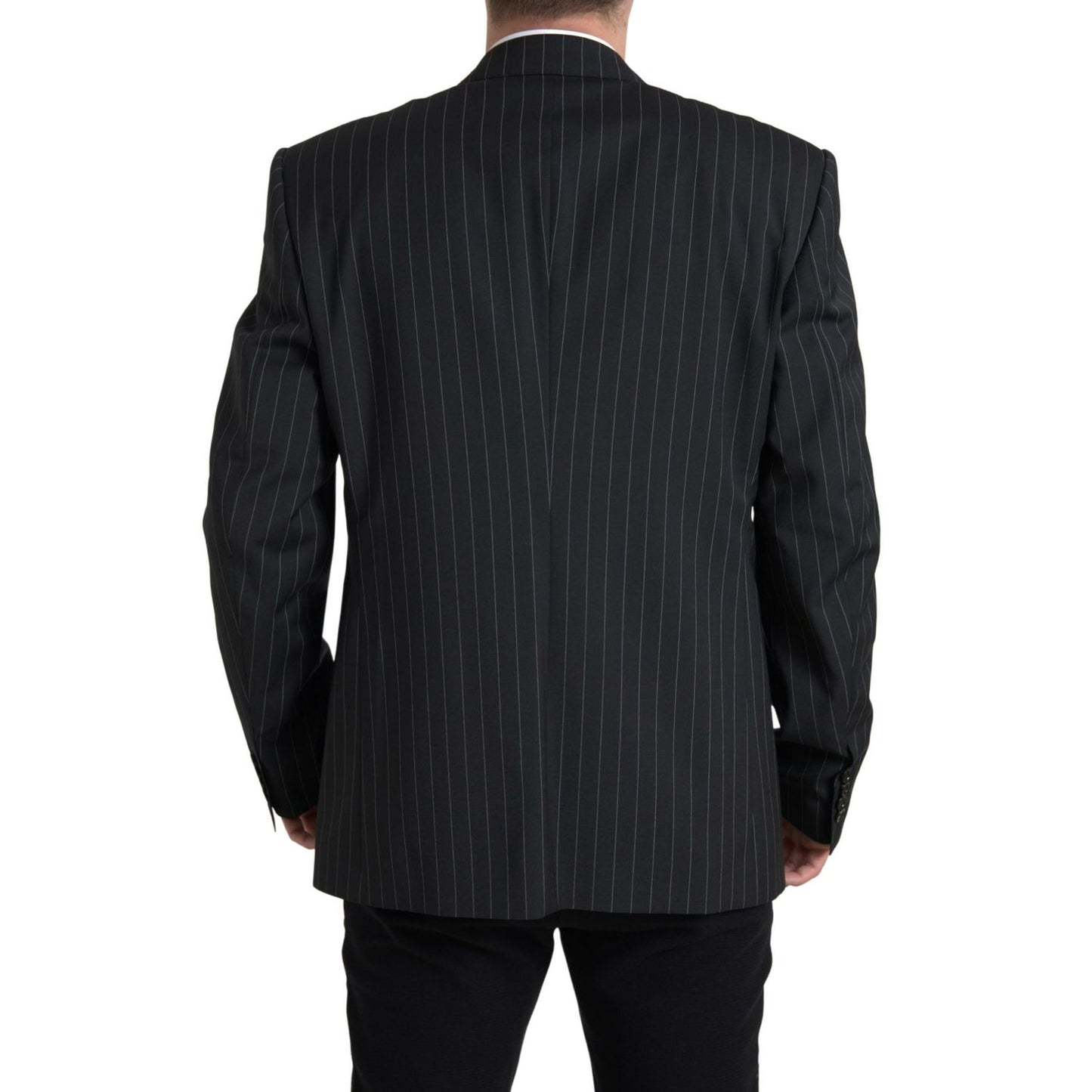 Dolce & Gabbana Dark Gray Single Breasted SICILIA Blazer