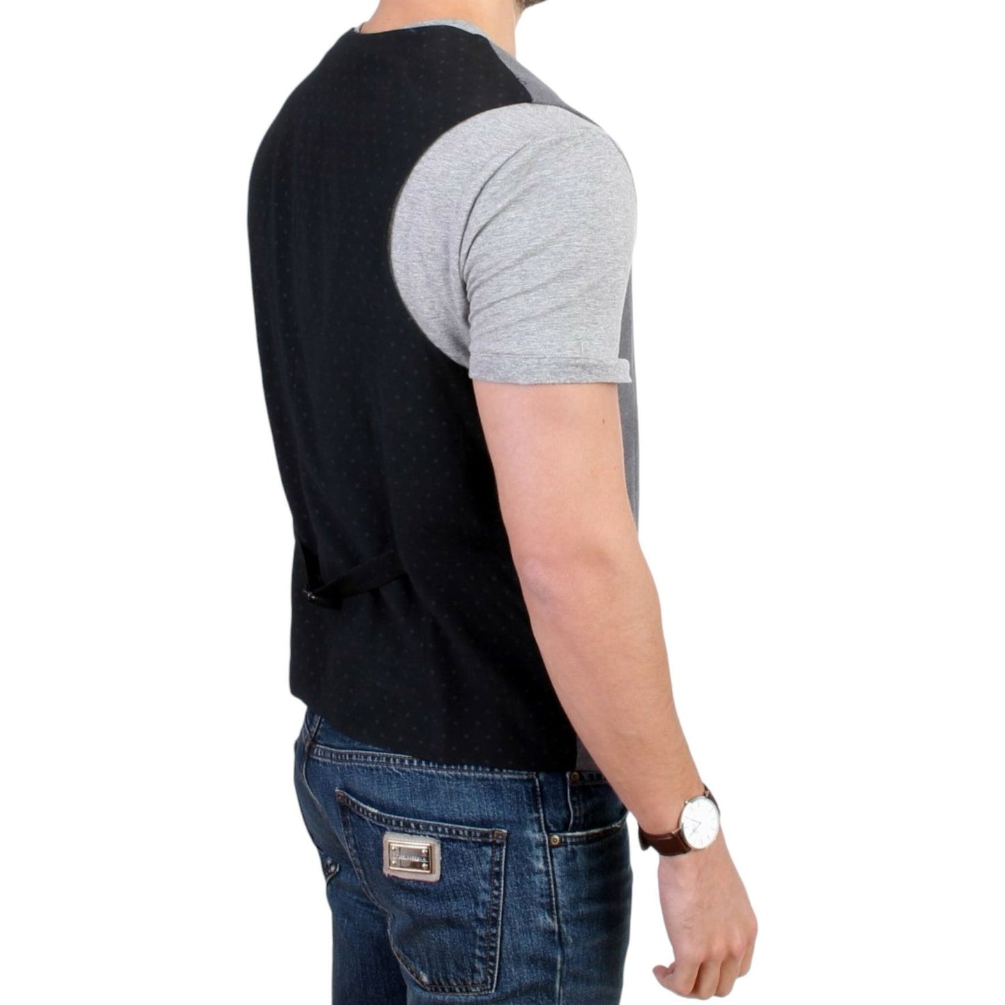 Costume National Gray cotton blend casual vest16% Acrylic,1728,2% Polyester,67345645728,Clothing,Costume National,Gray,IT48 | M,Material: 82% Cotton,Men,Men - Clothing,New with tags,Suits & Blazers - Clothing,Vests - Men - Clothing,Waistcoats - Suits & Bl
