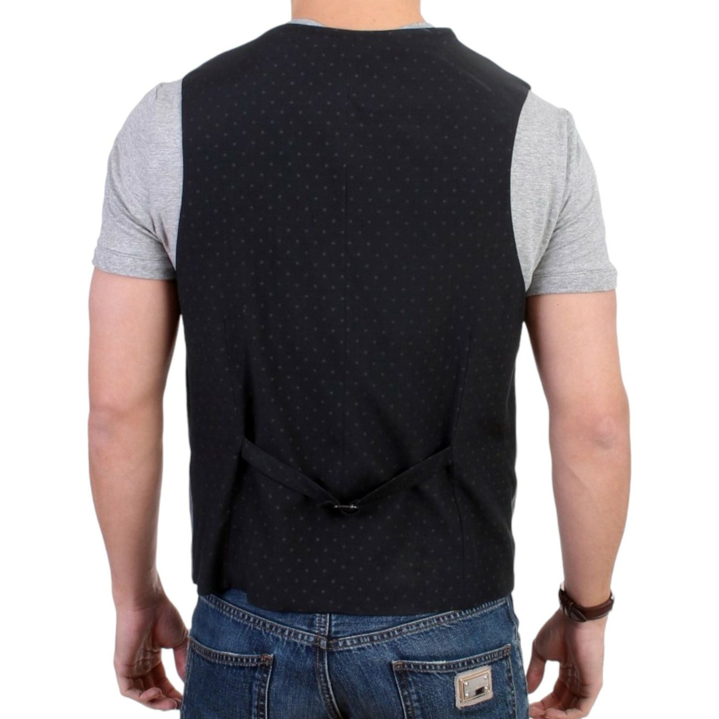 Costume National Gray cotton blend casual vest16% Acrylic,1728,2% Polyester,67345645728,Clothing,Costume National,Gray,IT48 | M,Material: 82% Cotton,Men,Men - Clothing,New with tags,Suits & Blazers - Clothing,Vests - Men - Clothing,Waistcoats - Suits & Bl