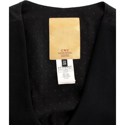 Costume National Black wool blend casual vest1728,4% Elastane,43% Wool,67345645728,Black,Clothing,Costume National,IT48 | M,Material: 53% Polyester,Men,Men - Clothing,New with tags,Suits & Blazers - Clothing,Vests - Men - Clothing,Waistcoats - Suits & Bla