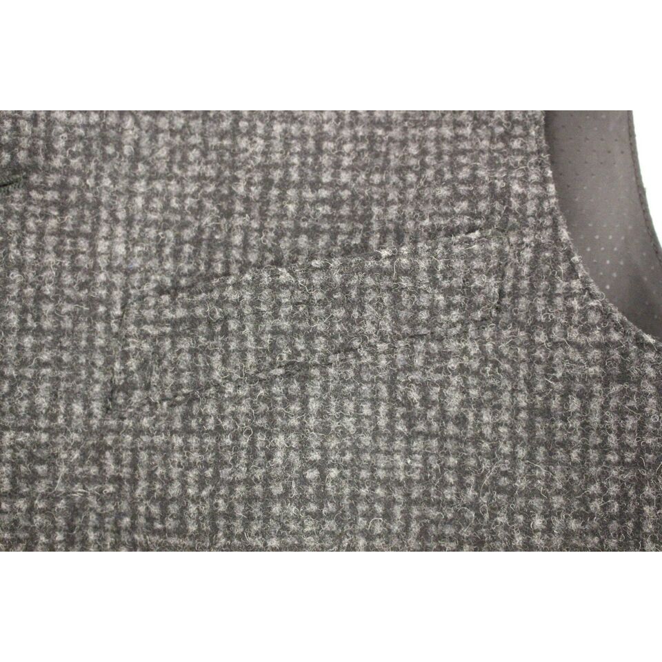 Dolce & Gabbana Gray Wool Blend Vest Gilet Weste