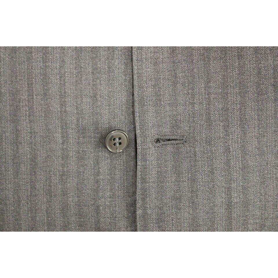 Dolce & Gabbana Gray Striped Wool Single Breasted Vest1728,67345645728,Clothing,Dolce & Gabbana,Gray,IT48 | M,Material: 100% Wool,Men,Men - Clothing,New with tags,Suits & Blazers - Clothing,Vests - Men - Clothing,Waistcoats - Suits & Blazers - Clothing