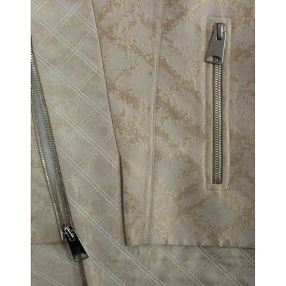 Zeyneptosun Beige brocade sleeveless jacket 10% Linen,1728,30% Viscone,67345645728,Beige,Clothing,IT42|M,Jackets & Coats - Clothing,Jackets & Coats - Women - Clothing,Material: 60% Polyester,New with tags,Sleveless Jacket - Jackets & Coats - Clothing,Wome