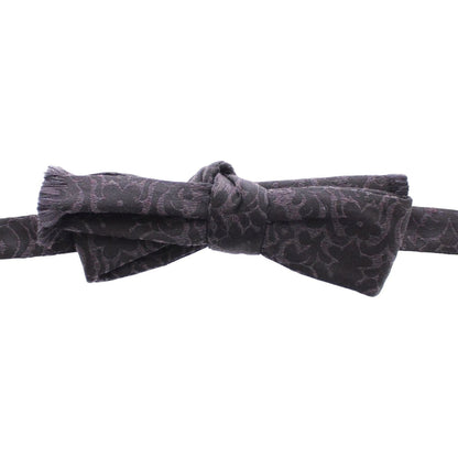 Dolce & Gabbana Gray Black Wool Bow Tie1728,40% Wool,67345645728,Accessories,Bowties - Ties and Formal Accessories - Accessories,Dolce & Gabbana,Gray,Material: 60% Silk,Men,Men - Accessories,New with tags,Ties & Bowties - Men - Accessories,Ties and Formal