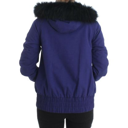 GF Ferre Blue Padded Jacket Hooded Short K-Way 12% Polyamide,16% Polyester,1728,67345645728,Blue,Clothing,GF Ferre,IT42,Jackets & Coats - Clothing,Jackets & Coats - Women - Clothing,Material: 72% Cotton,New with tags,Parkas - Jackets & Coats - Clothing,Wo