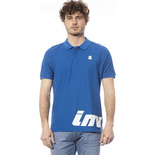 Invicta Blue Cotton Men Polo Shirt