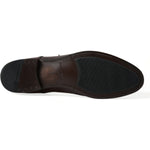 Dolce & Gabbana Bordeaux Leather Men Formal Derby Dress Shoes MV5519-44