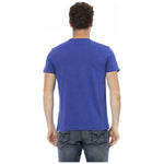 Trussardi Action Blue Cotton Men T-Shirt TR-24182-S