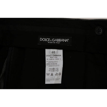 Dolce & Gabbana Gray Wool Striped Formal Pants1728,67345645728,Casual Pants - Pants - Clothing,Clothing,Dolce & Gabbana,Gray,IT54 | XL,Jeans & Pants - Men - Clothing,Material: 100% Wool,Men,Men - Clothing,New with tags,Pants - Clothing