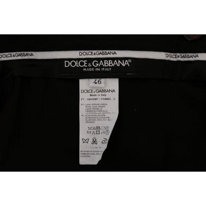 Dolce & Gabbana Purple Wool Stretch Formal Pants1728,3% Elastan,67345645728,Casual Pants - Pants - Clothing,Clothing,Dolce & Gabbana,IT44 | XS,Jeans & Pants - Men - Clothing,Material: 97% Wool,Men,Men - Clothing,New with tags,Pants - Clothing,Purple