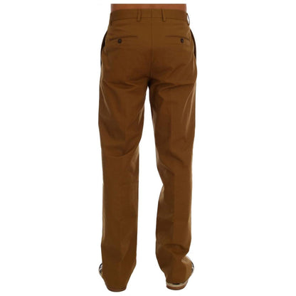 Dolce & Gabbana Brown Stretch Cotton Pants1728,3% Elastan,67345645728,Brown,Casual Pants - Pants - Clothing,Clothing,Dolce & Gabbana,IT44 | XS,IT48 | M,Jeans & Pants - Men - Clothing,Material: 97% Cotton,Men,Men - Clothing,New with tags,Pants - Clothing