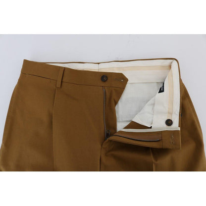 Dolce & Gabbana Brown Stretch Cotton Pants1728,3% Elastan,67345645728,Brown,Casual Pants - Pants - Clothing,Clothing,Dolce & Gabbana,IT44 | XS,IT48 | M,Jeans & Pants - Men - Clothing,Material: 97% Cotton,Men,Men - Clothing,New with tags,Pants - Clothing