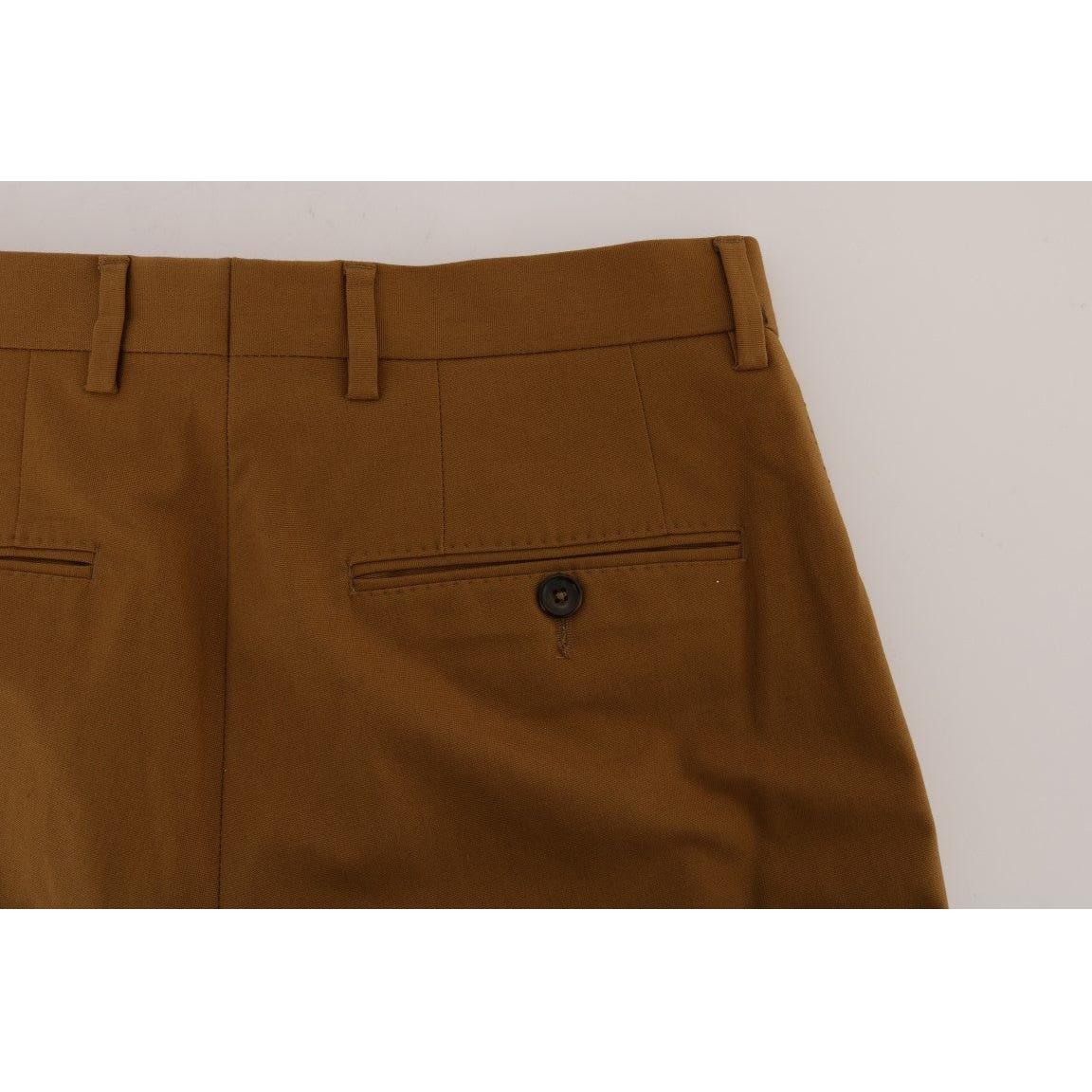 Dolce & Gabbana Brown Stretch Cotton Pants1728,3% Elastan,67345645728,Brown,Casual Pants - Pants - Clothing,Clothing,Dolce & Gabbana,IT44 | XS,IT48 | M,Jeans & Pants - Men - Clothing,Material: 97% Cotton,Men,Men - Clothing,New with tags,Pants - Clothing