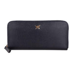 Ungaro Elegant Leather Zippered Wallet in Classic Black UN-12307