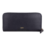 Ungaro Elegant Leather Zippered Wallet in Classic Black UN-12307