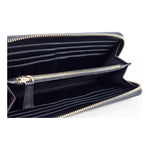 Ungaro Elegant Leather Zippered Wallet in Classic Black UN-12307