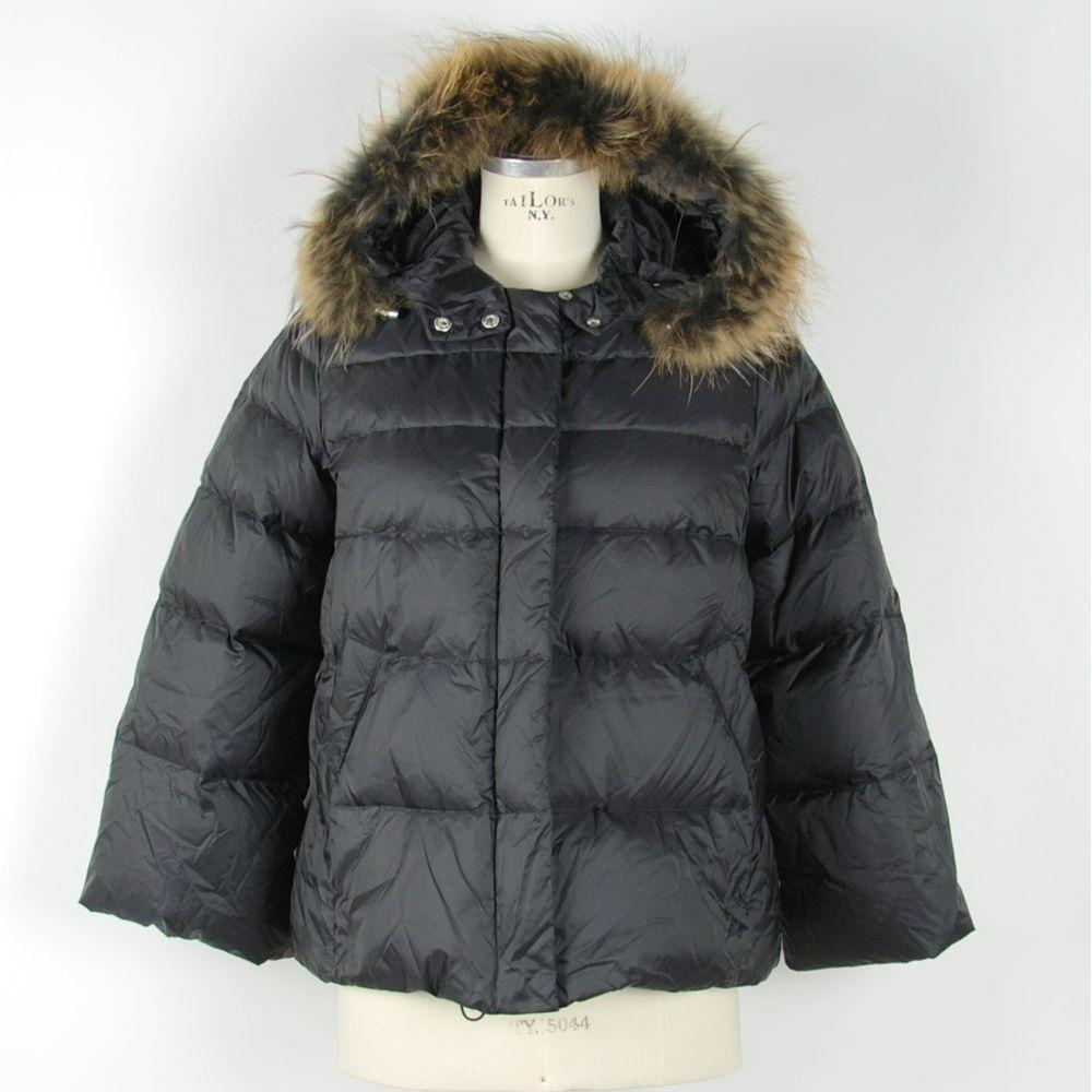 Emilio Romanelli Black Polyamide Women Jacket EM-1136-IT42|M