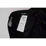 Dsquared² Black Pleated High Waist Wide Leg Cropped Pants PAN74528-38