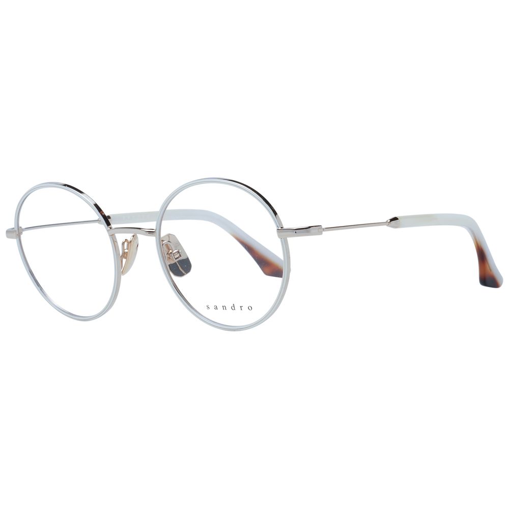 Sandro White Stainless Steel Glasses (Frames) 1728,67345776800,Accessories,Glasses (Frames) - Glasses and Sunglasses - Accessories,Glasses and Sunglasses - Accessories,New with tags,Sandro,White,Women