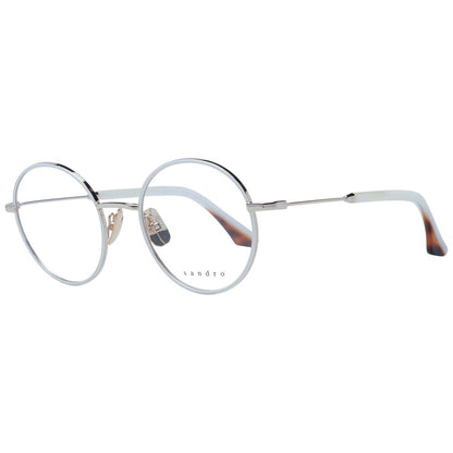 Sandro White Stainless Steel Glasses (Frames) 1728,67345776800,Accessories,Glasses (Frames) - Glasses and Sunglasses - Accessories,Glasses and Sunglasses - Accessories,New with tags,Sandro,White,Women