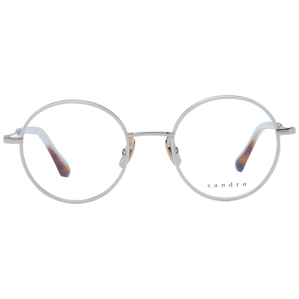 Sandro White Stainless Steel Glasses (Frames) 1728,67345776800,Accessories,Glasses (Frames) - Glasses and Sunglasses - Accessories,Glasses and Sunglasses - Accessories,New with tags,Sandro,White,Women