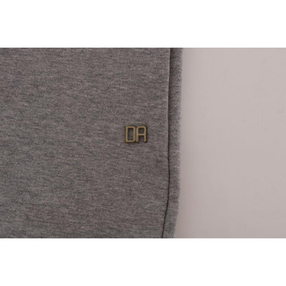 Daniele Alessandrini Gray Pullover Hodded Cotton Sweater1728,67345645728,Clothing,Daniele Alessandrini,Gray,Hoodies - Sweaters - Clothing,L,Material: 100% Cotton,Men,Men - Clothing,New with tags,Sweaters - Clothing,Sweaters - Men - Clothing,XXL
